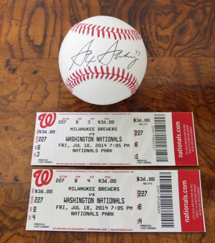 washington nationals auction